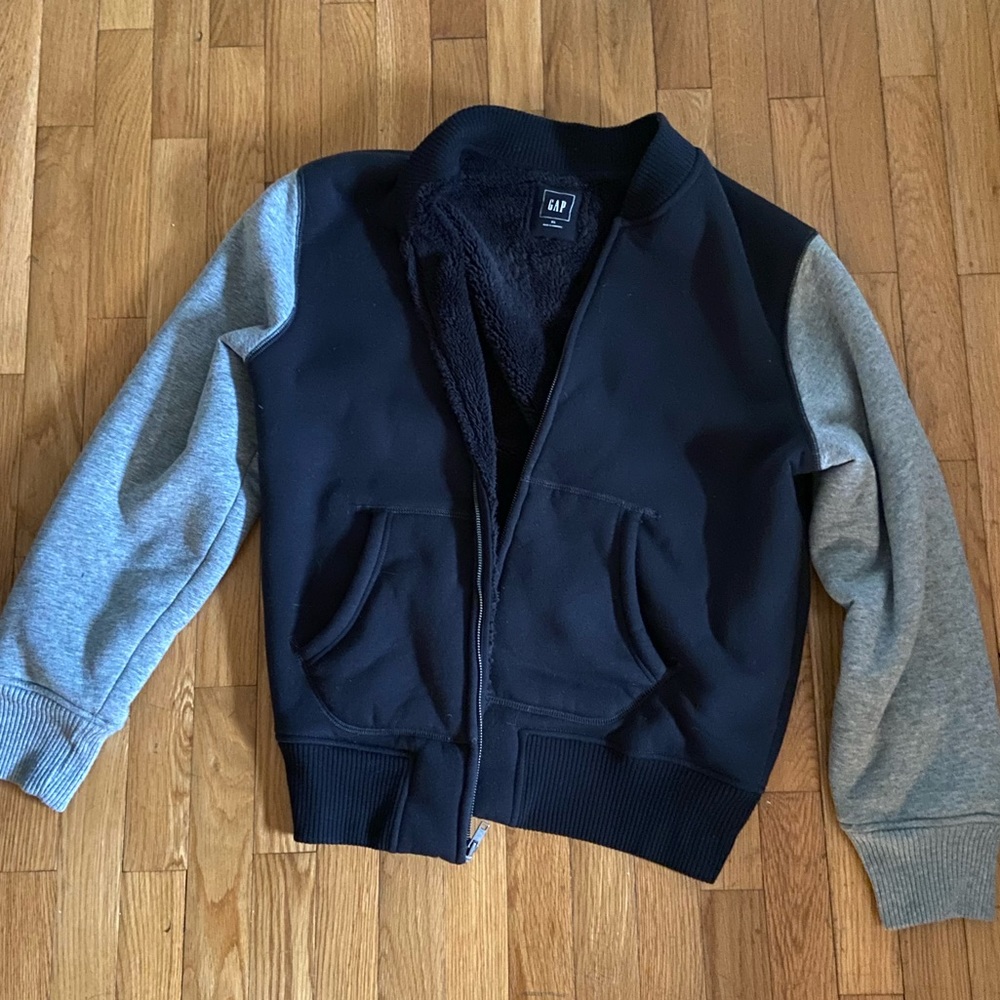 Gap Sherpa Fleeced-Lined Bomber Jacket